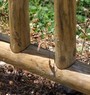 Décor barreaux bois